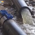 Rottura tubo fogna San Leone Mareamico