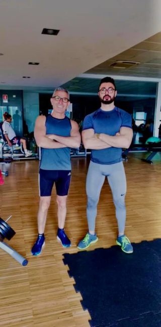 L'Atleta Andrea Schembri e i Presidente