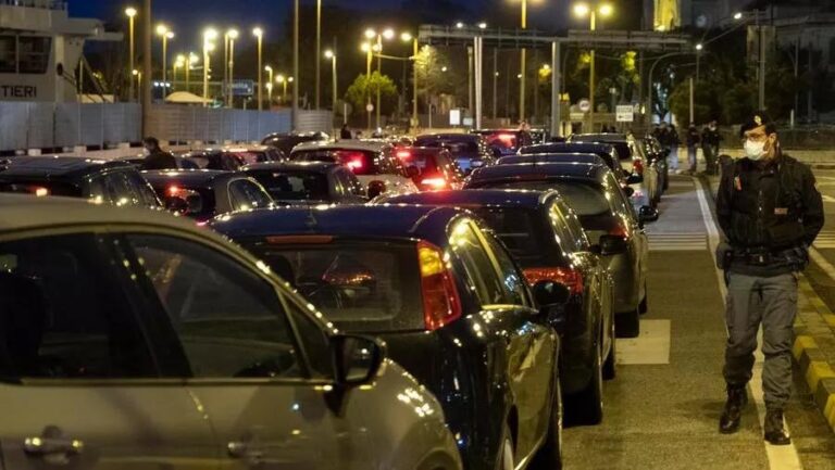 Messina traghetti auto sbarchi coronavirus