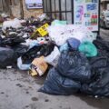 Spazzatura bruciata Via Fonte Canali Favara