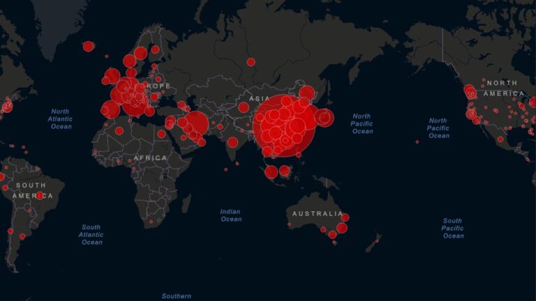 coronavirus mappa diffusione contagio 08-03-2020