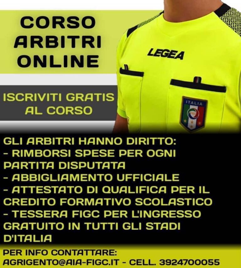 Corso arbitri online AIA