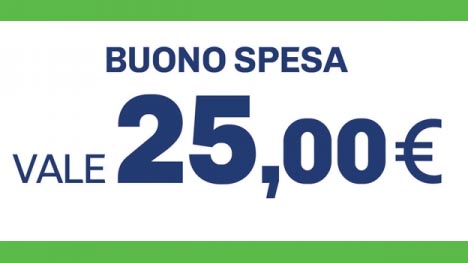 voucher buono spesa 25euro