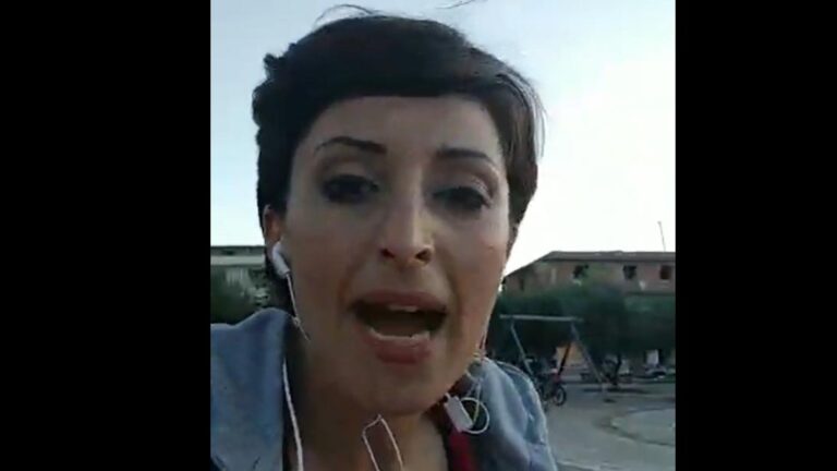 anna alba arrabbiata piazza della pace_