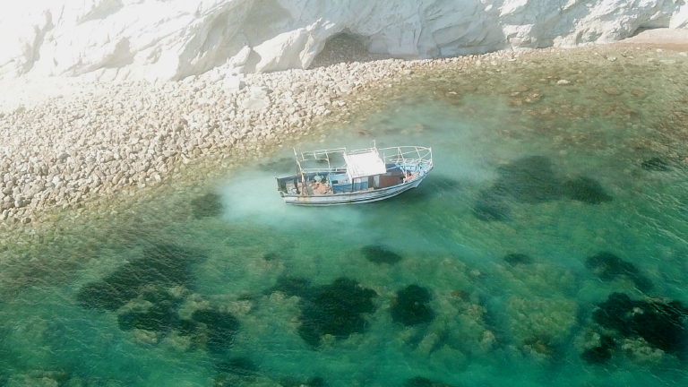 barcone migranti Cala Vicinzina Palma di Montechiaro