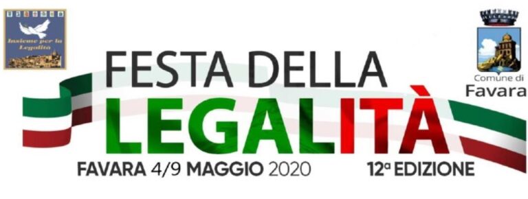 festa della legalità 2020 XII edizione