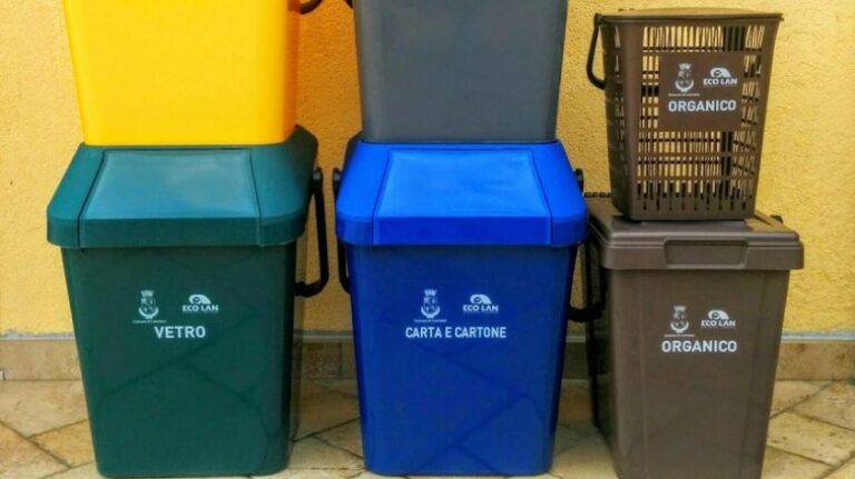 kit Mastelli per raccolta differenziata spazzatura
