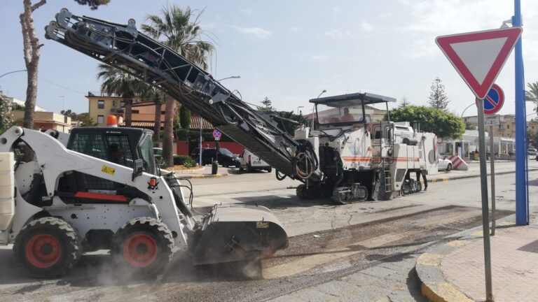 lavori manto stradale San Leone