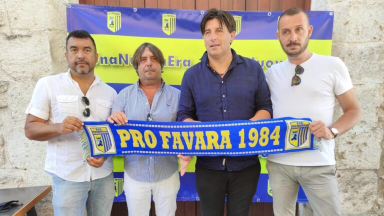 Pro Favara Cassio Medeiros, Rino Castronovo, Luca Cavallo, Francesco Lo Medico