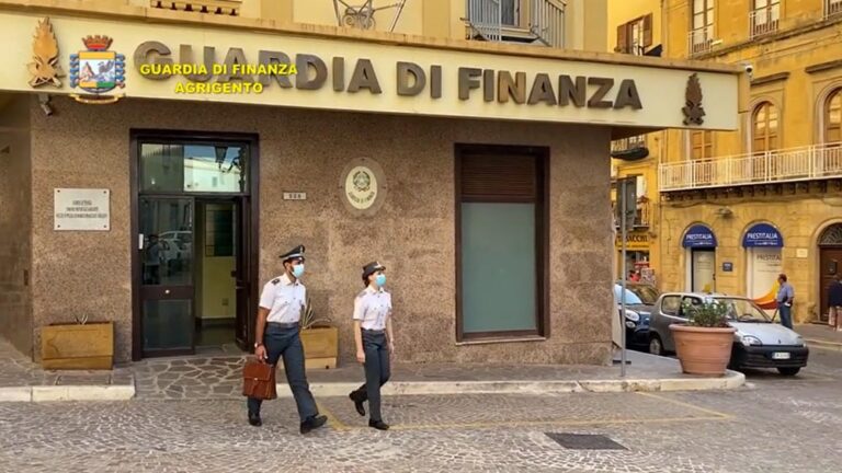 Gdf Guardia di Finanza Agrigento