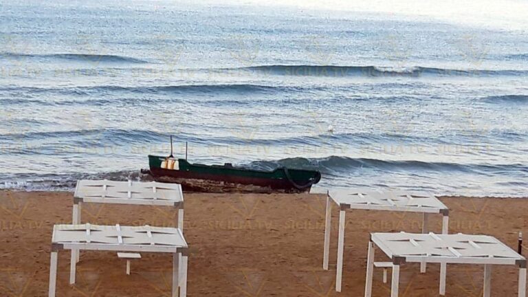 Imbarcazione migranti Siculiana Marina