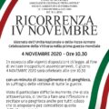 Ricorrenza 4 novembre 2020
