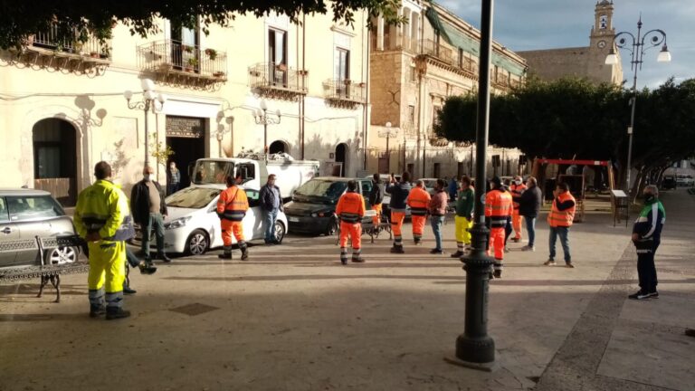 sciopero netturbini municipio favara