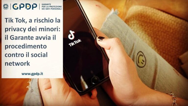 tik tok privacy a rischio