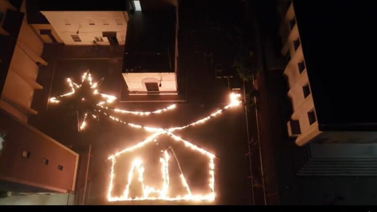 Montallegro presepe di fuoco 2020