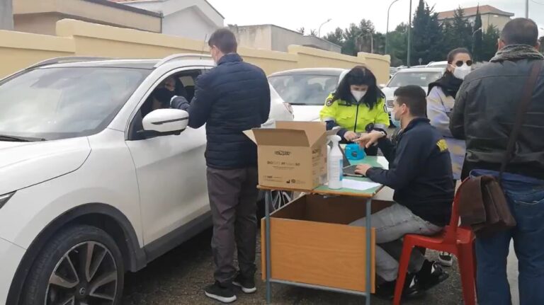 screening covid favara drive in accettazione