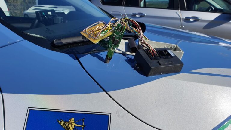 cronotachigrafo auto polizia