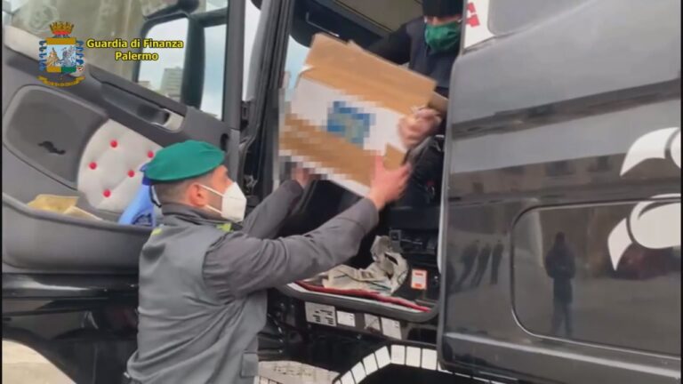Droga da tir sequestrata da Finanza