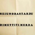messaggio intimidatorio malluzzo
