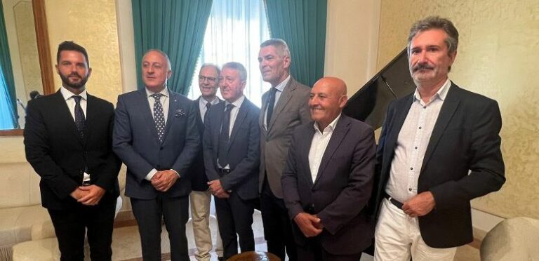 il prefetto Filippo Romano, il sindaco di Agrigento e il cda della Fondazione Pirandello