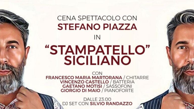 Stefano Piazza allo Stand Florio
