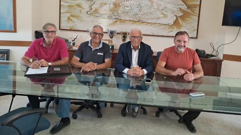 da sx Giuseppe Vita, Giuseppe Mazzotta, Rino La Mendola, Piero Fiaccabrino