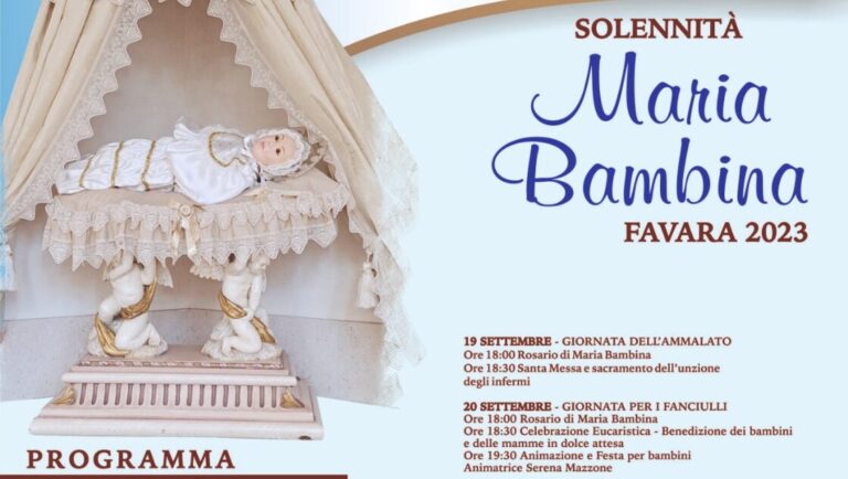 locandina Maria Bambina 2023