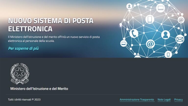 Mim Nuovo sistema di posta elettronica dicembre 2023