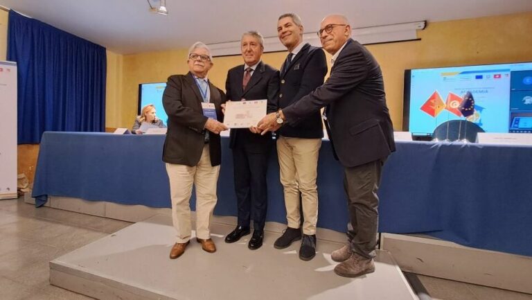 Un momento della cerimonia al Cua