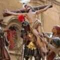 Trapani Processione dei Misteri sollevazione