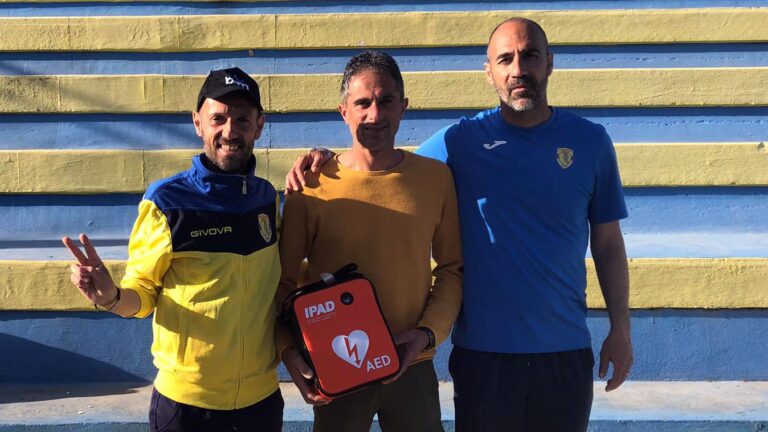 Defibrillatore campetto Via Agrigento, ASD Virtus, Pasquale Crapanzano
