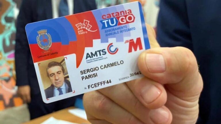 Catania To Go abbonamento carta