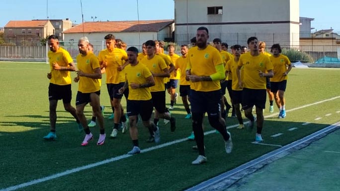 castrumfavara primo allenamento