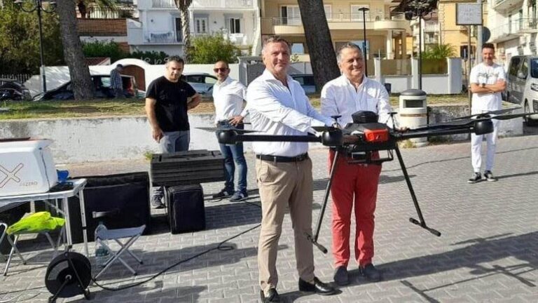 drone per consegna farmaci isole eolie
