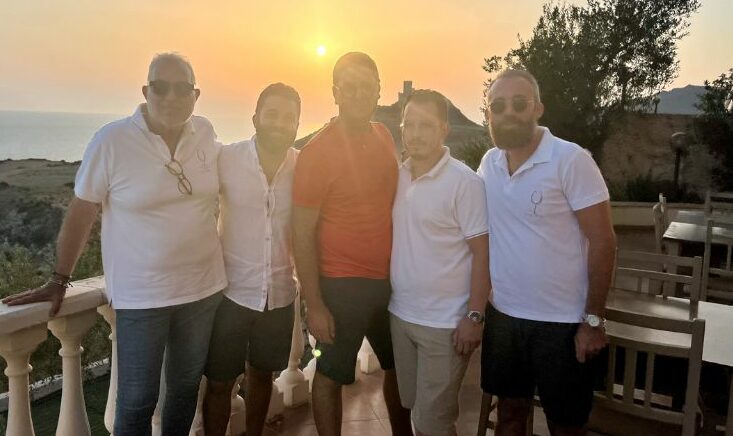 Santoro Castronovo, Luigi Gangarossa, Giancarlo Lumia, Lillo Farruggio, Mario Puzzo- gattopardo wioneIMG_3307