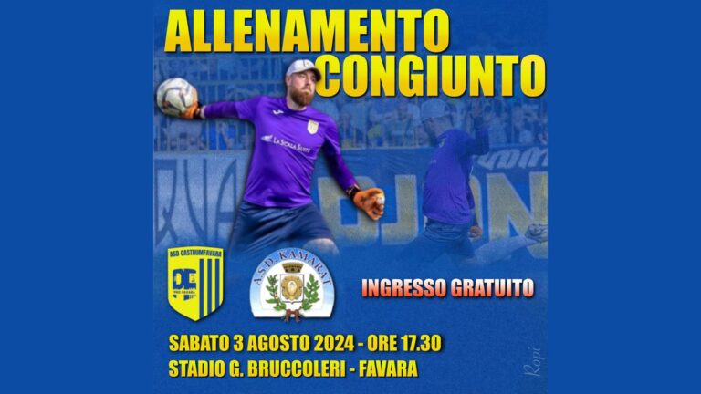 locandina Allenamento congiunto CastrumFavara con Kamarat 3 agosto 2024