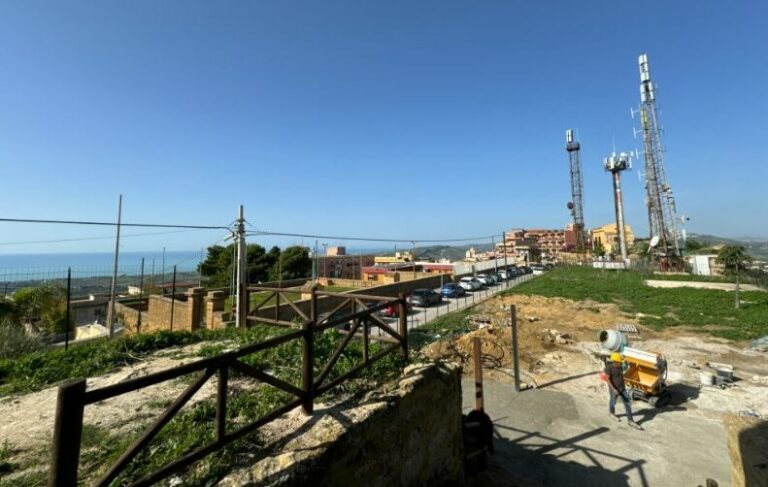 area esterna allestimento