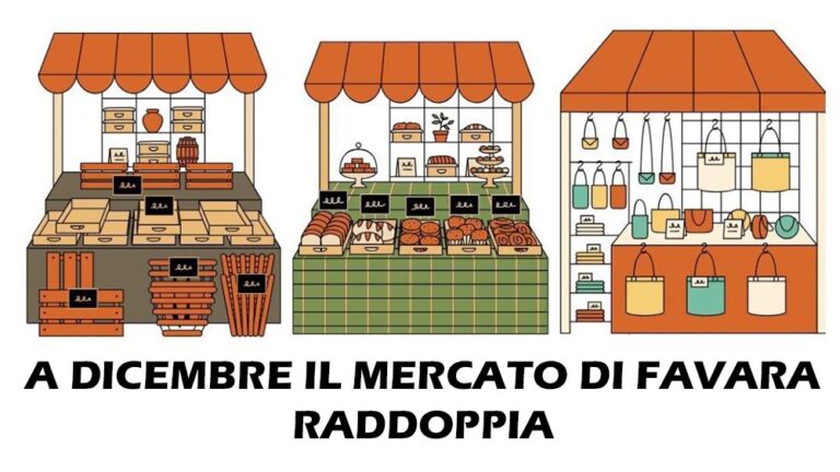 A DICEMBRE IL MERCATO DI FAVARA RADDOPPIA