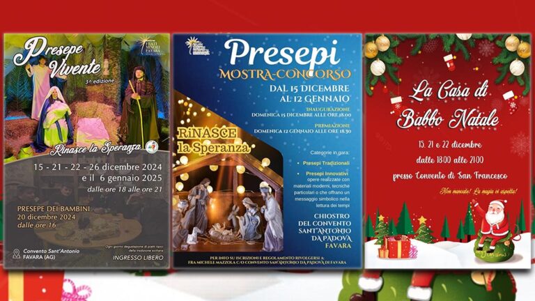 Natale 2024 convento francescano Favara