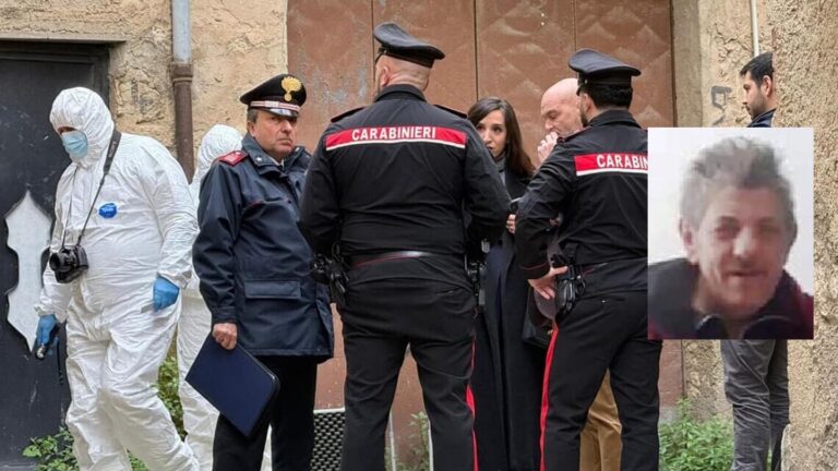Angelo Sicilia Cortile Cabubbo Favara con Carabinieri Favara