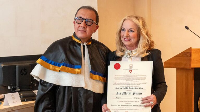 Laurea Honoris Causa a Lia Minio