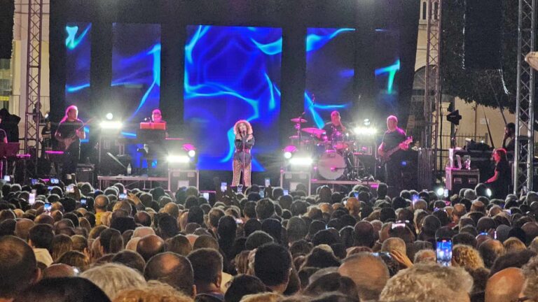 Marcella Bella concerto San Giuseppe 2025 Favara
