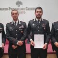 capitano Alberto Santino, appuntato scelto Antonio Buggea, brigadiere Francesco Paolo Venerio
