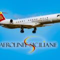 Aerolinee siciliane aereo logo