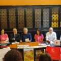 da sx Mariangela Genuardi, il sindaco Miccichè, Giuseppe Capodieci, Silvia Failla Mulone, Antonio D'Anna ed Ersilia Riggi