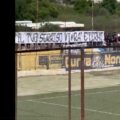 striscione Ultra CastrumFavara Gabriele Vaccaro, ucciso Pavia 19 aprile 2026