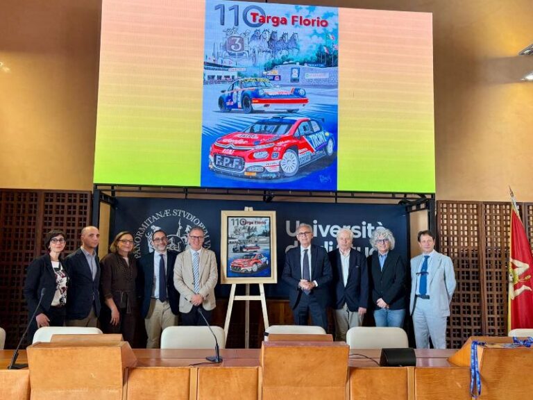 I relatori della conferenza stampa targa Florio