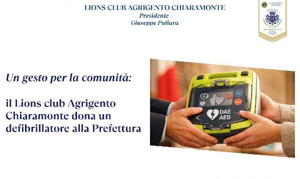 Locandina defibrillatore
