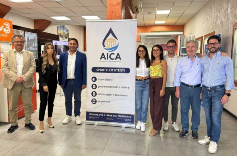 AICA sempre più vicina ai cittadini inaugurato nuovo sportello a San Giovanni Gemini
