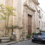 Celestino e Oreste Sangiovanni Ferrari 12 Cilindri Spider in un comune madonita